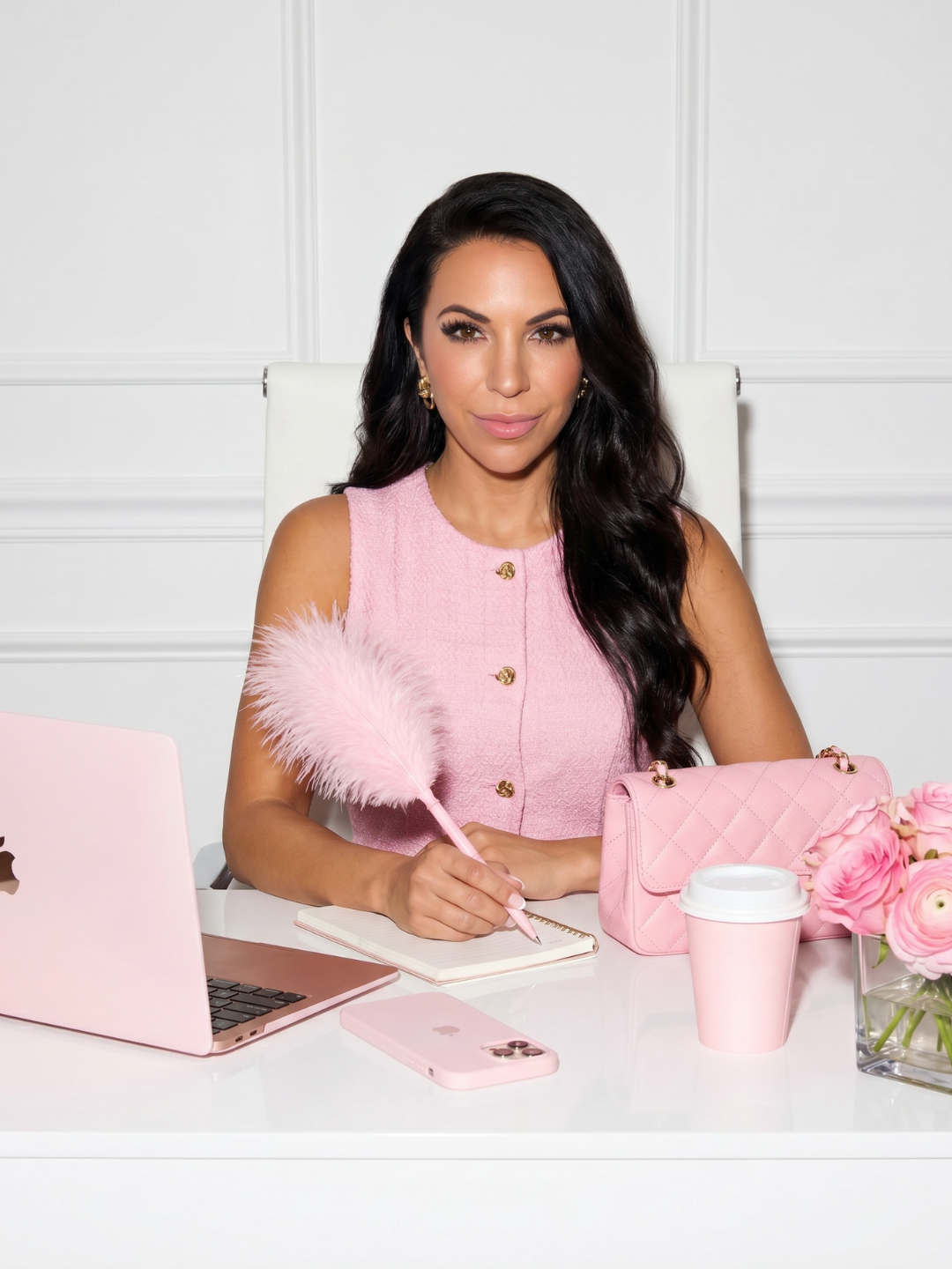 Ali at desk